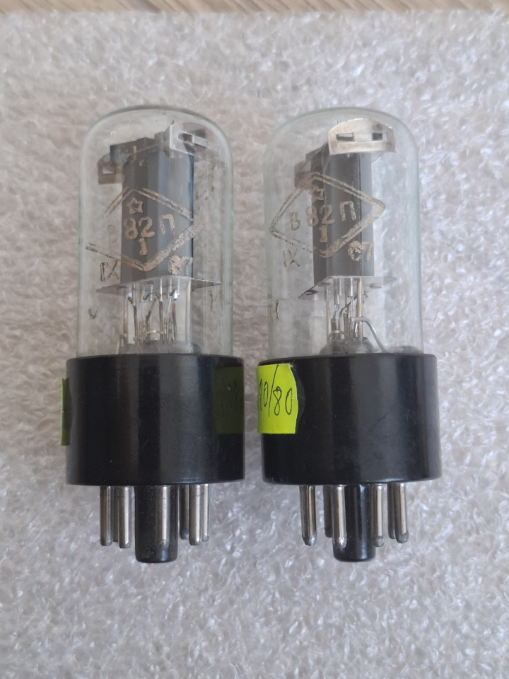 6N8S 6H8C Ribbed Anode / FOTON 60s / 1578 / 6SN7 Double Triode
