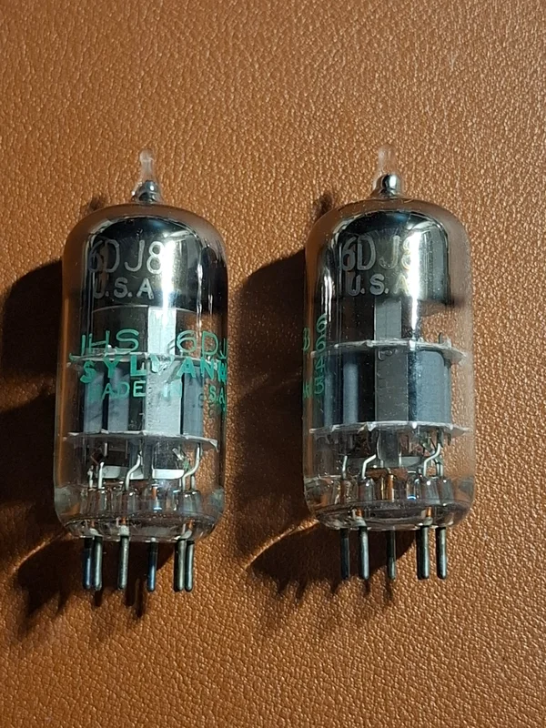 Sylvania JHS 6DJ8 (ECC88) NOS Matchat Par 1966 &ndash; Milit&auml;rspec. - Bild 7 av 9