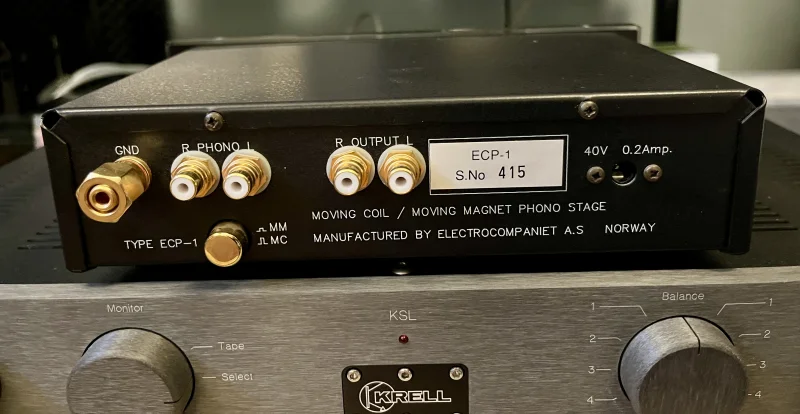 Electrocompaniet ECP-1 riaa MC/MM - Bild 3 av 3