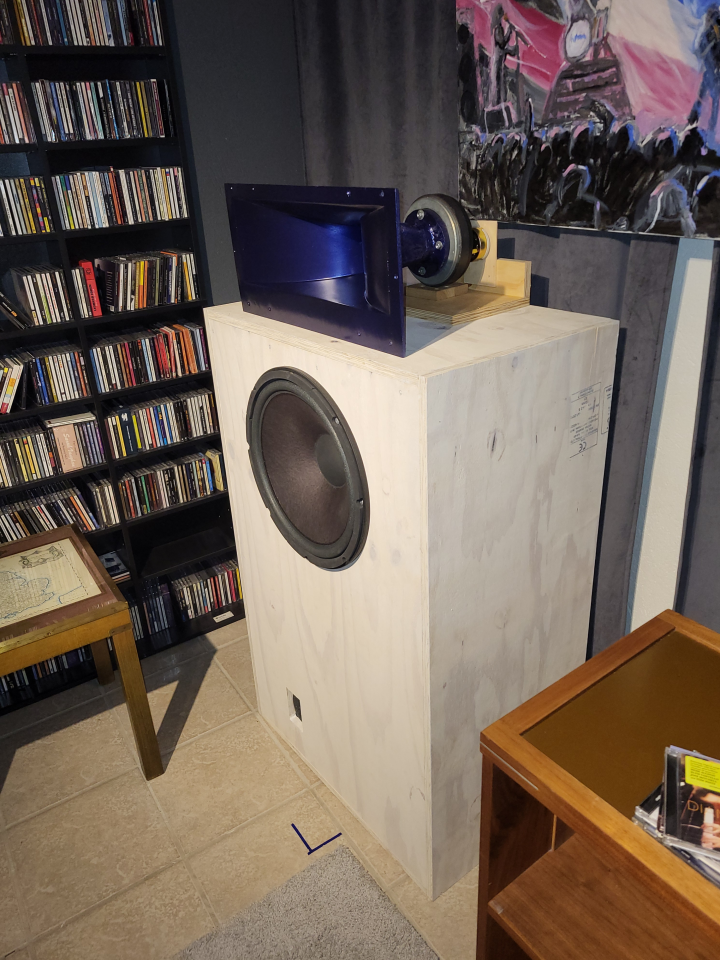 Altec wannabe B&C DE 75 + B&C 15" bas