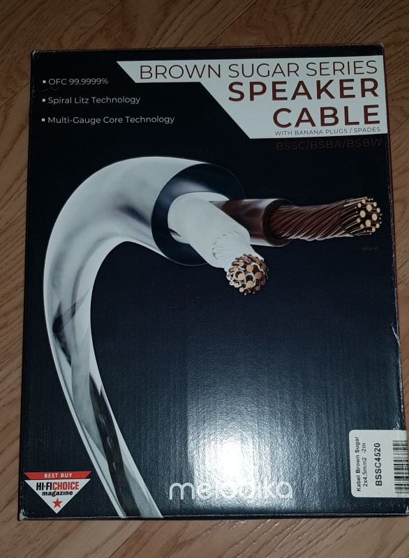 Melodika Brown Sugar högtalarkabel + RCA - Bild 5 av 5