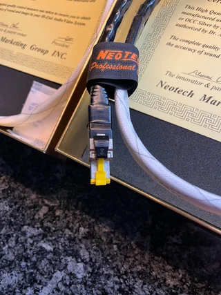 Neotech NEET 1008 Lankabel, UP-OCC 7N silver 1.0 meter 