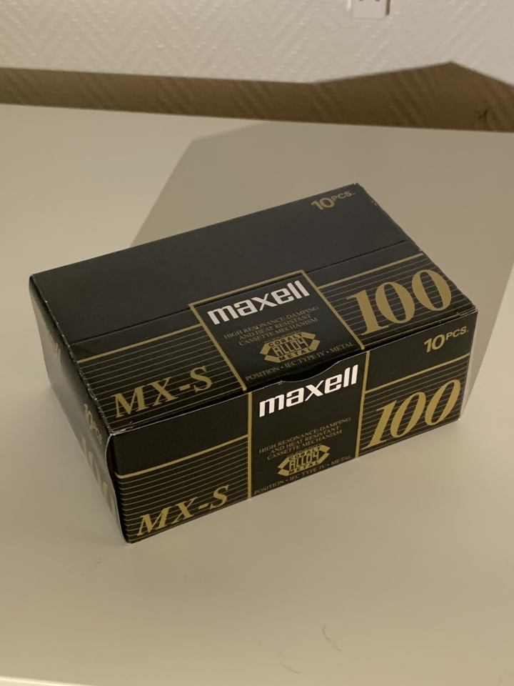 Maxell MX-S 100 inplastade!