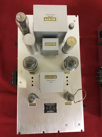 Western Electric 124B rör förstärkare monoblock