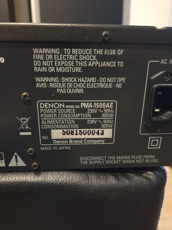 Denon PMA-1500AE - Bild 5 av 7