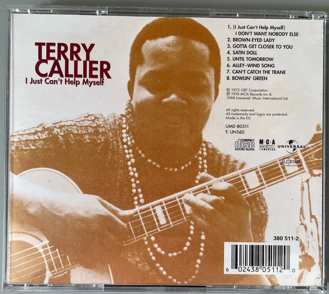 Terry Callier - ”I Just Can't Help Myself” (CD) Terry Callier - ”I Just Can't Help Myself” (CD) - Bild 3 av 3
