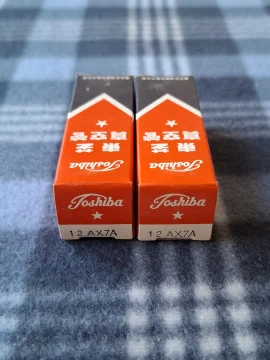 12ax7a (Ecc83) NOS Toshiba Made in Japan matchat par