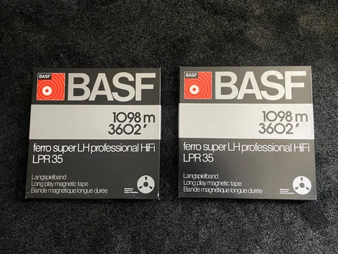 2 x BASF LPR35 på Original 10" metallspole
