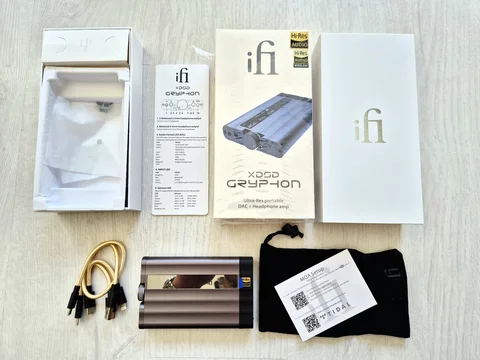 iFi xDSD Gryphon bärbar DAC och hörlursförstärkare. Ny!
