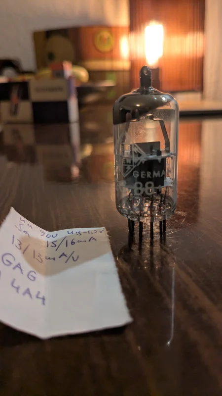 Matched quad Telefunken/Phillips ECC88 - Bild 9 av 9