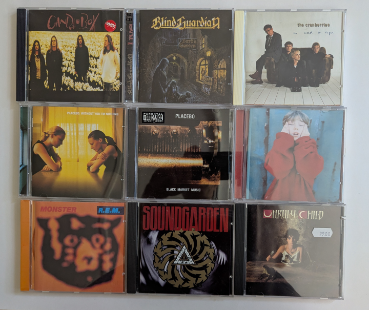 Div rock / prog rock CD 30:- st
