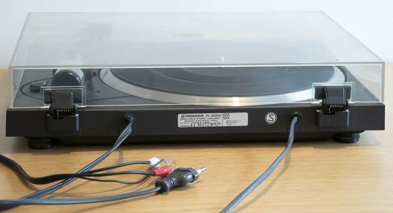 Pioneer PL-200X 2-Speed Direct-Drive Turntable (1979-1981) - Bild 7 av 8