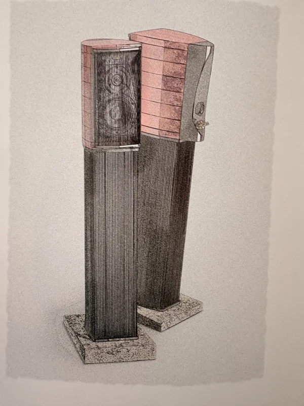 Sonus Faber Guarneri Memento &ndash; Red Violin finish &ndash; inkl. originalstativ &ndash; personlig leverans m&ouml;jlig - Bild 1 av 14