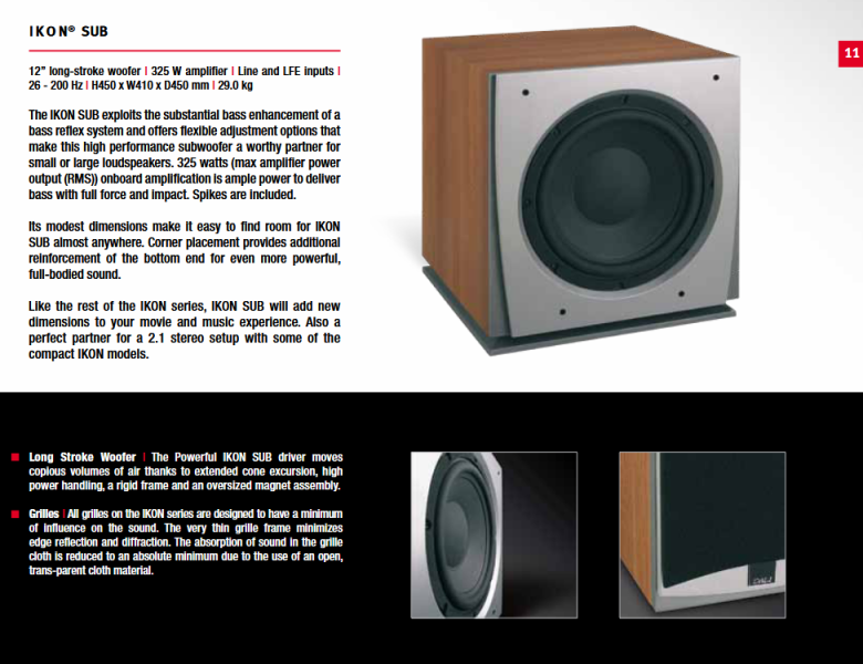 2st Dali Ikon Sub MK1 - Bild 3 av 4