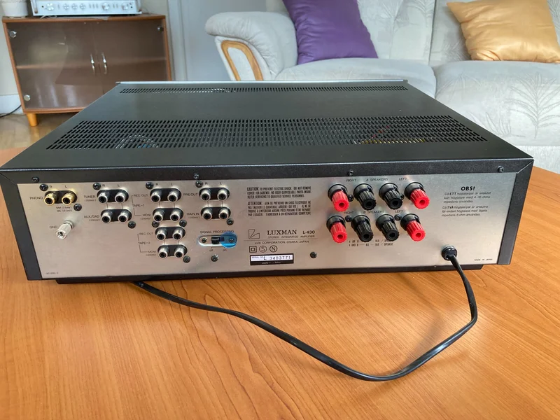 Luxman L430 i inv&auml;ndigt utm&auml;rkt skick! - Bild 4 av 5