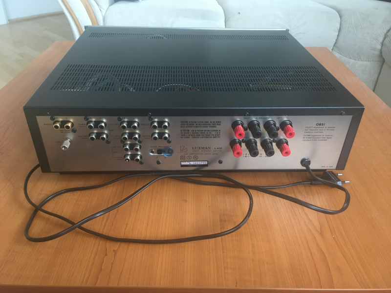 Luxman L430 i Toppskick! Luxman L430 i Toppskick! - Bild 4 av 6
