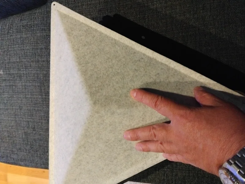 Ljudabsorbent Abstracta Aircone Ljusgrå och svarta Ljudabsorbent Abstracta Aircone Ljusgrå och svarta - Bild 6 av 6