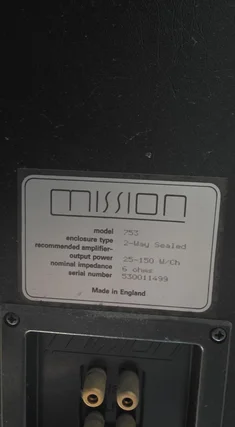 Mission högtalare 