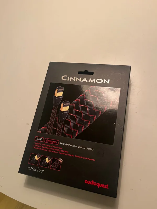 Audioquest cinnamon Ethernet kabel  0,75m - Bild 1 av 1