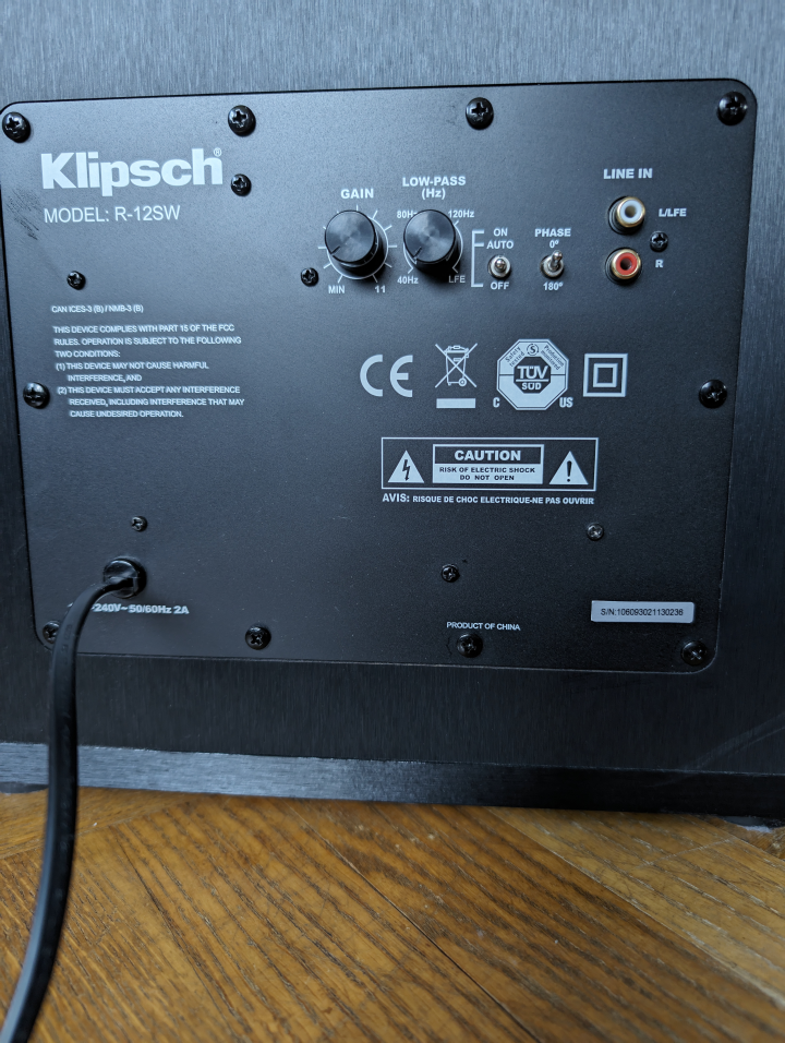 Klipsch subbas