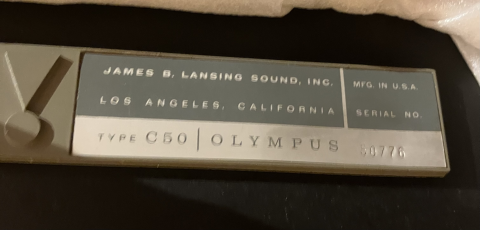 JBL Orginal C50 Olympus S8R…