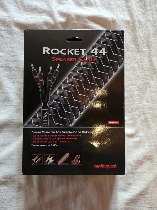 Audioquest rocket 44 BiWire Audioquest rocket 44 BiWire - Bild 1 av 4