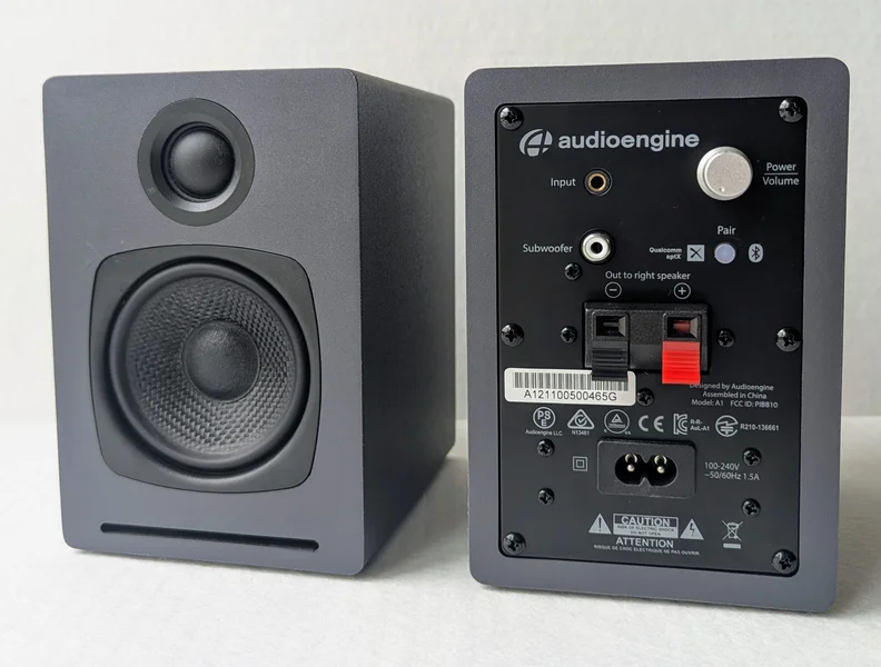 Audioengine A1 Aktiva Bluetooth-h&ouml;gtalare - Bild 2 av 5