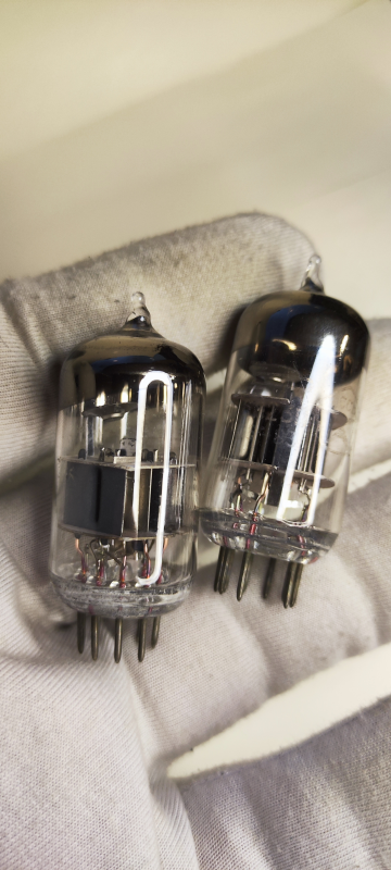 6N23P Matchat par Silver Shield Tubes Voskhod NOS /6DJ8 ECC88 6922  - Bild 3 av 5