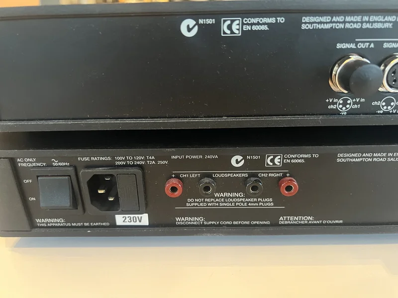 Naim NAC 112 F&ouml;rf&ouml;rst&auml;rkare och NAP 150 Slutsteg - Bild 9 av 17