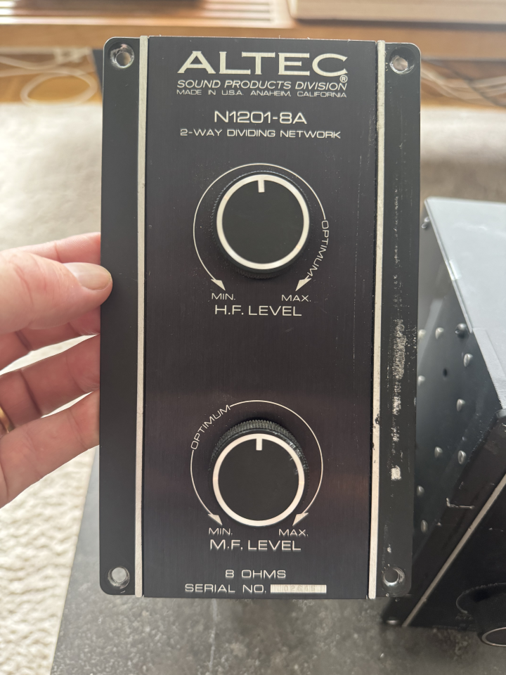 Altec N1201-8A, klassiska delningsfilter