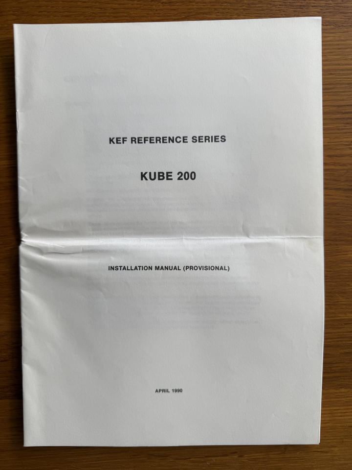 KEF Reference 105.3 + KUBE 200