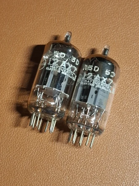 Matsushita 12ax7 (ECC83) matchat par japanska radior&ouml;r (Begagnade) - Bild 1 av 4
