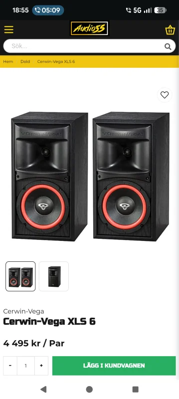 S&ouml;ker bytesf&ouml;rslag till Cerwin Vega SL-15 - Bild 4 av 4