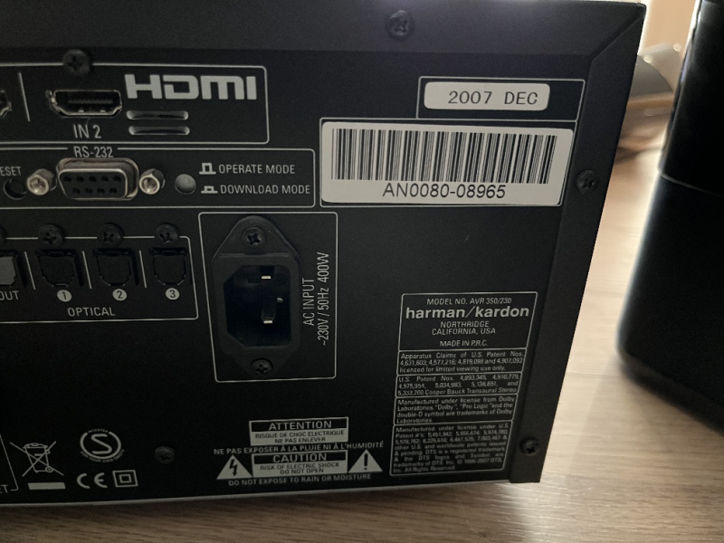 Surround system Harman Kardon - Bild 3 av 4