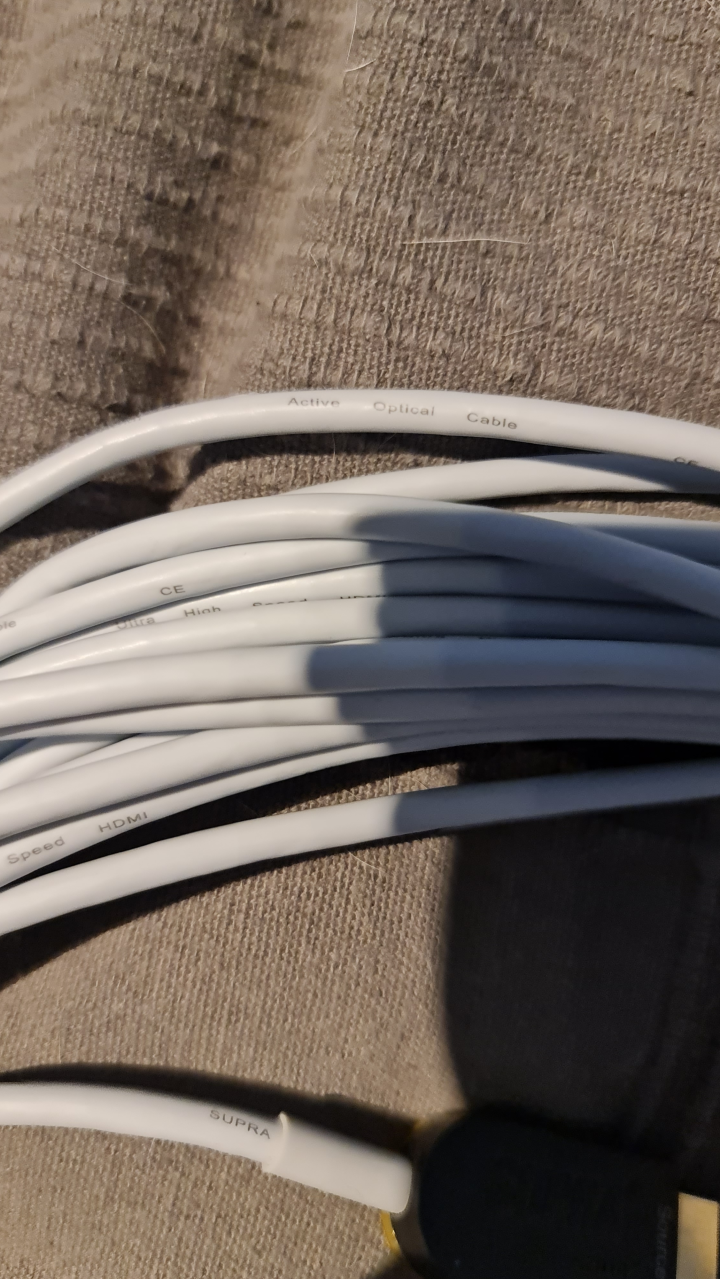 Supra AOC (Active Optical Cable) MKII/III UHD - 15 m - bra skick