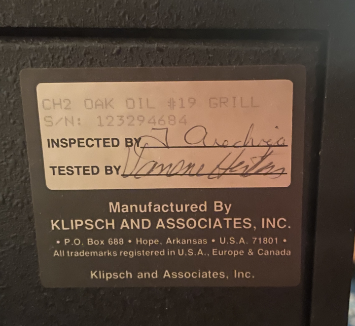 Klipsch Chorus II
