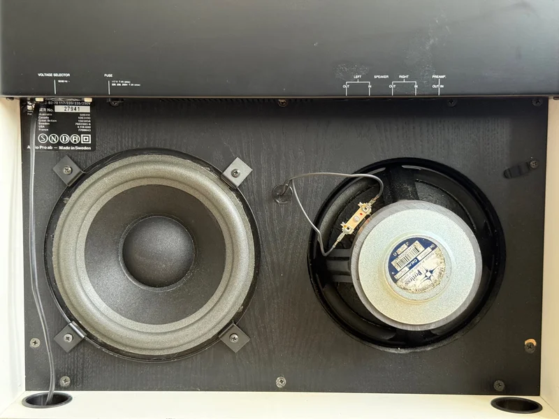 Svensk hifi-historia! Audio Pro B2-70 Ace Subwoofer - Bild 9 av 10