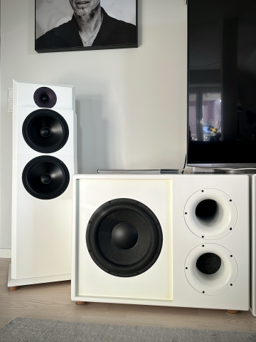 Ino Audio i28 samt profundus Y-2 bassystem, CR80s