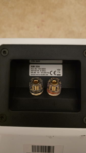 Heco AM200 Dolby Atmos-högtalare pianovit 2st Heco AM200 Dolby Atmos-högtalare pianovit 2st - Bild 4 av 4