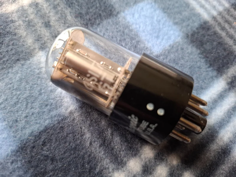 GE 6SL7GT – NOS Matchat Par – Nickel Plates – Side Getter – Originalkartonger GE 6SL7GT – NOS Matchat Par – Nickel Plates – Side Getter – Originalkartonger - Bild 8 av 8