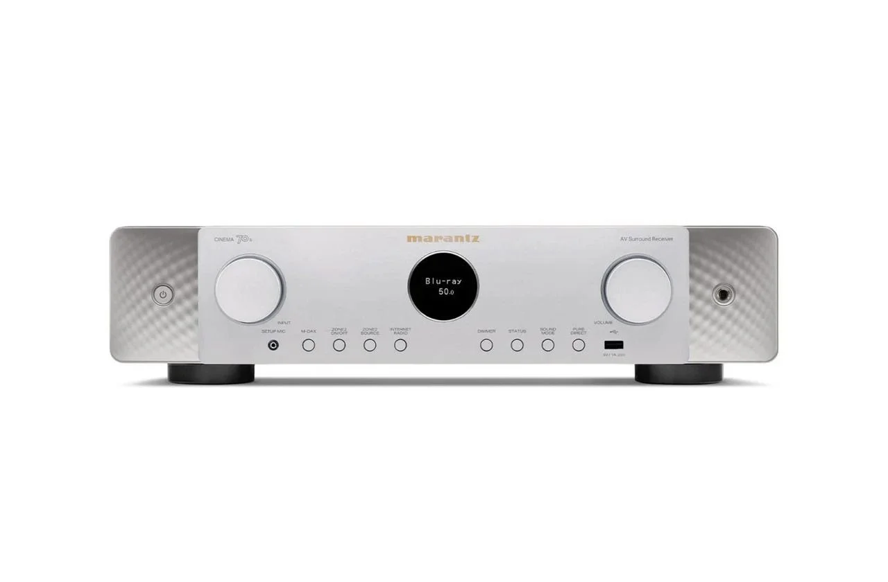 Marantz Cinema 70s - 7.2 AV-receiver, silver/guld Marantz Cinema 70s - 7.2 AV-receiver, silver/guld - Bild 1 av 2