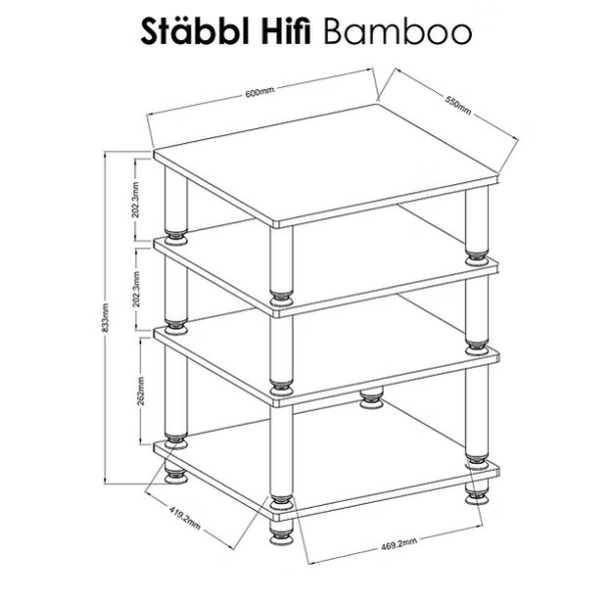 HiFiMöbel Norstone Stabbl HiFiMöbel Norstone Stabbl - Bild 2 av 2
