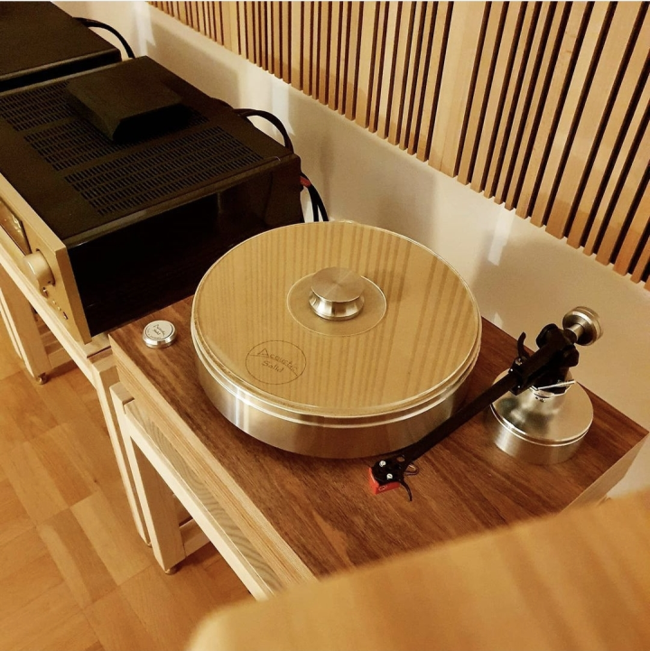 Acoustic Solid Wood MPX Skivspelare