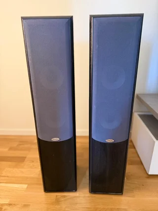 UniQue Twin 602 golvhögtalare svart