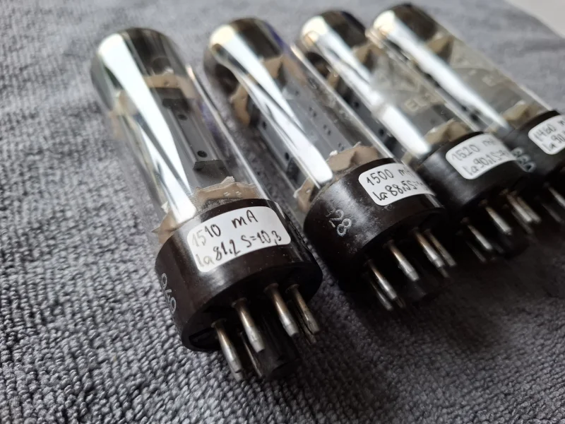 EL34 Telefunken (1967-1971) matchad kvarett radior&ouml;r - Bild 7 av 7