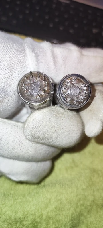 Matcha par Telefunken ECC81 NOS med samma kod fr&aring;n &aring;r 61! - Billede 7 af 7