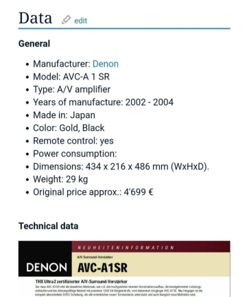 Denon AVC-A1sr + Denon DVD-2900.dvd/super audio cd