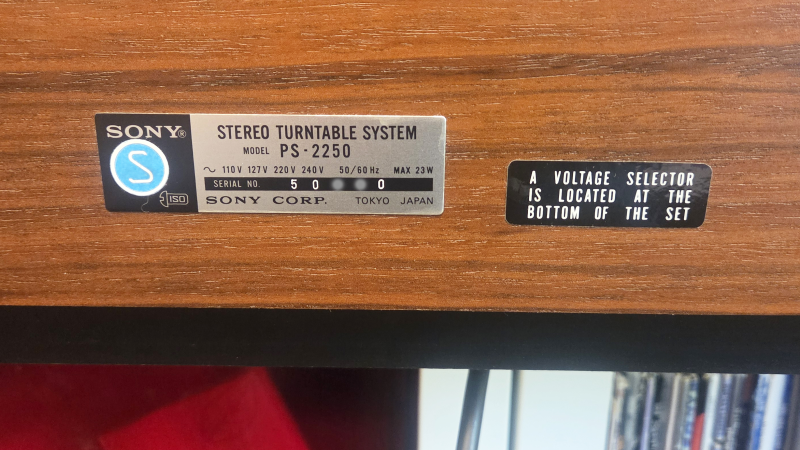 Sony PS-2250, direktdriven skivspelare - High end-monster i perfekt skick. - Bild 18 av 20