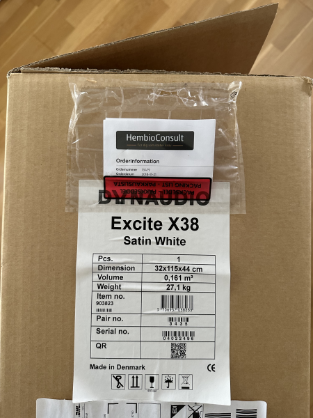 Dynaudio Excite X38 - 2018 Dynaudio Excite X38 - 2018 - Bild 2 av 5