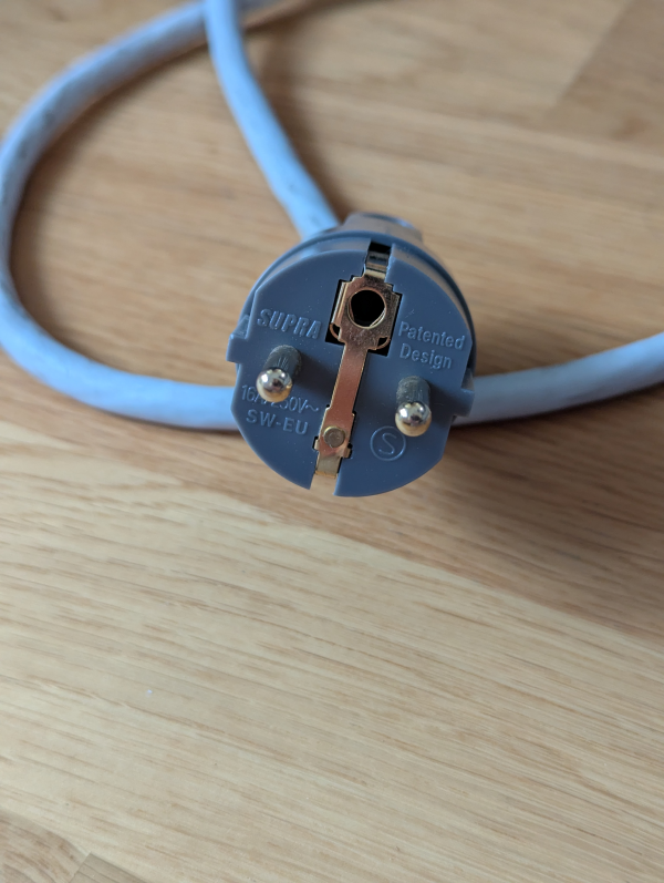 Strömkabel Supra Lorad 1.5 ca 1 m  - Bild 2 av 4